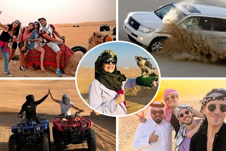 Doha Desert Safari, QuadBike,Dune buggy, Sandboarding & CamelRide