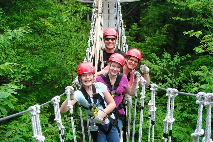 Tour de tirolesa en dosel - ArborTrek at Smugglers Notch Resort