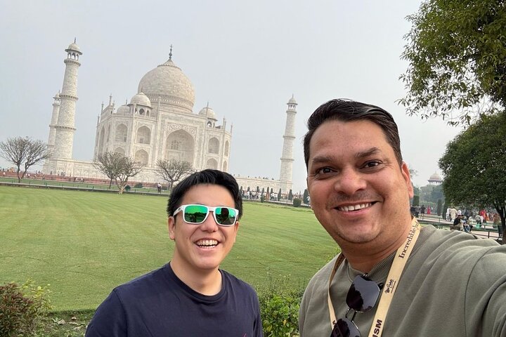 Von Delhi Taj Mahal Agra Ganztägige private Tour