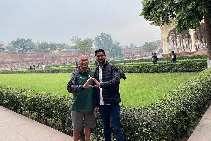 Von Delhi Taj Mahal Agra Ganztägige private Tour
