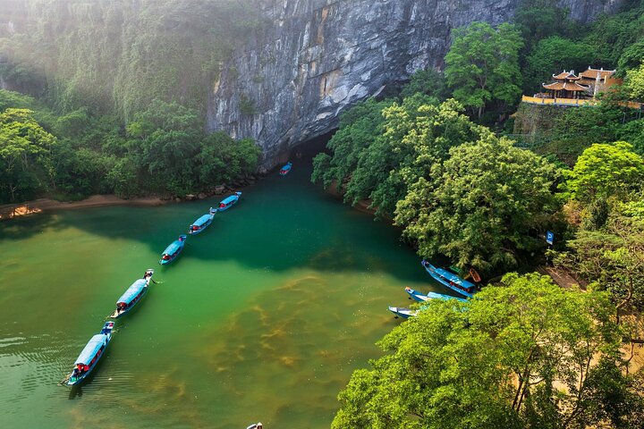 Visite d'une journée de la grotte sombre et de la grotte de Phong Nha