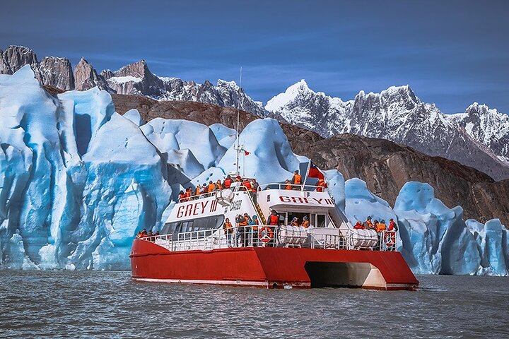 Croisière sur le glacier Grey avec prise en charge à Puerto Natales