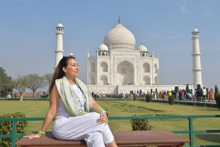 Taj Mahal og Agra Private Day Tour fra Jaipur med 5-stjernet måltid