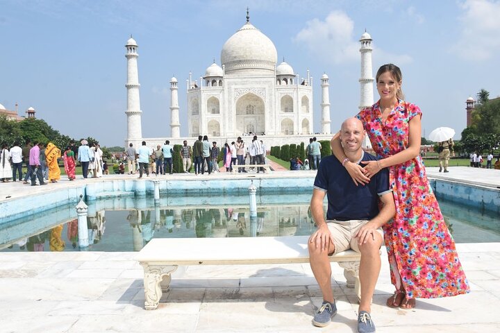Taj Mahal og Agra Private Day Tour fra Jaipur med 5-stjernet måltid