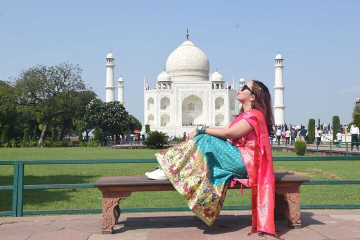 Taj Mahal og Agra Private Day Tour fra Jaipur med 5-stjernet måltid