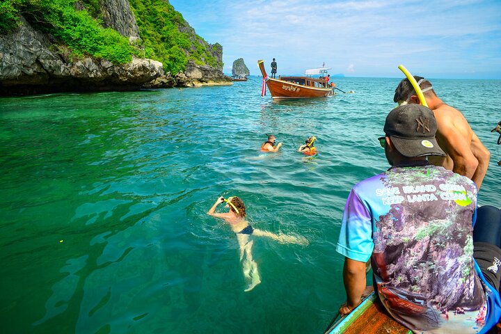 Koh Lanta 4 Islands av Private Longtail Boat med Emerald Cave