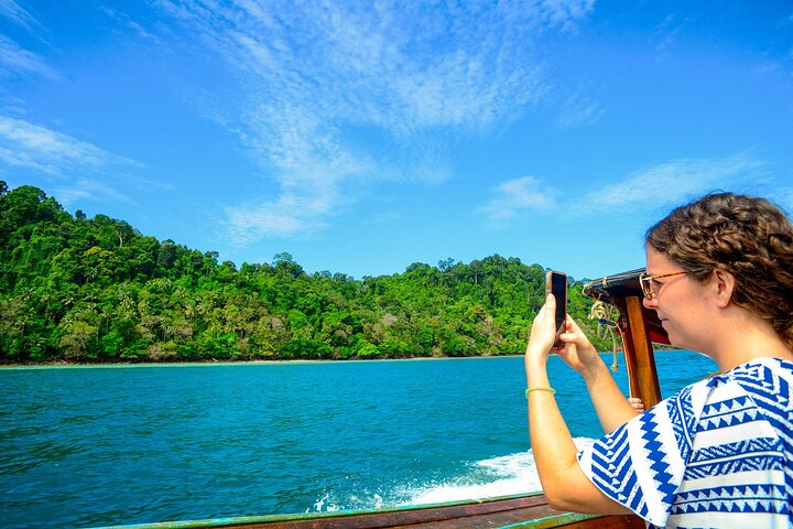 Koh Lanta 4 Islands av Private Longtail Boat med Emerald Cave