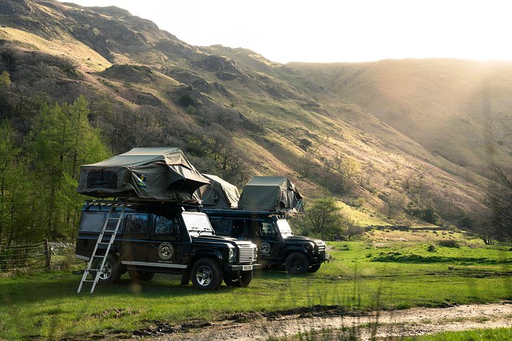 Lej Land Rover Defender Camper til at besøge Northumberland og videre