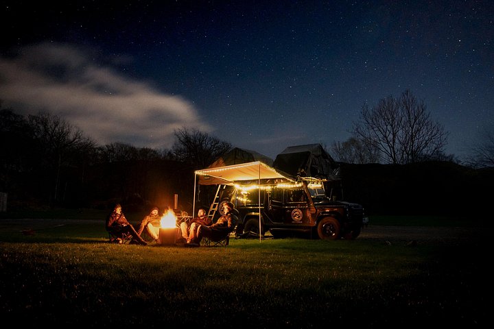 Lej Land Rover Defender Camper til at besøge Northumberland og videre