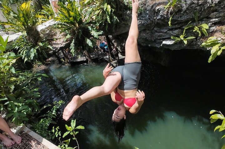 Visite en VTT des grottes de jade et du village maya de Cozumel