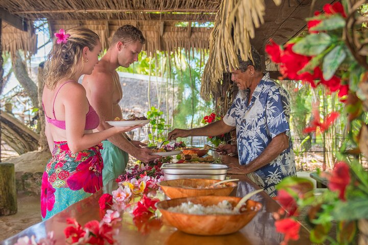 Hel dag i Bora Bora med lunsj på Motu Fanfan