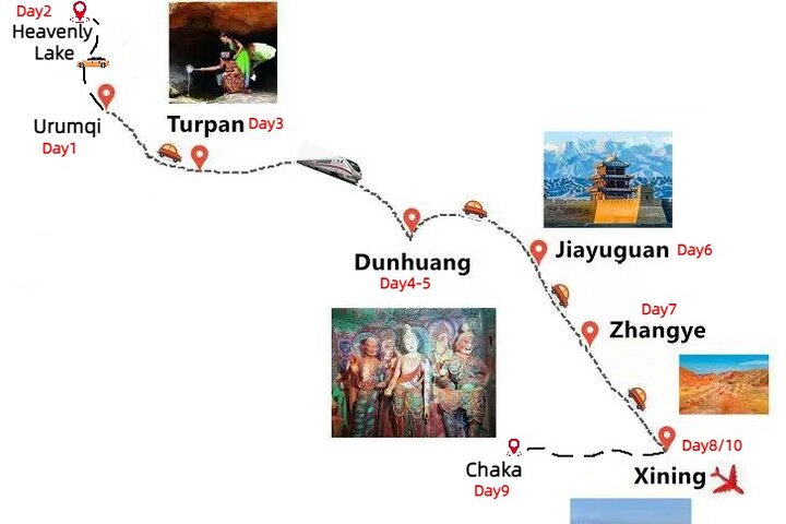 10-Daagse Zijderoute Groepsreis naar Xinjiang, Gansu & Qinghai