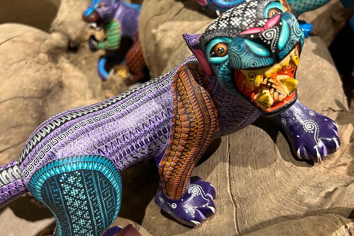 Monte Albán i 3 timer, Barro Negro og Alebrijes med inngang inkludert
