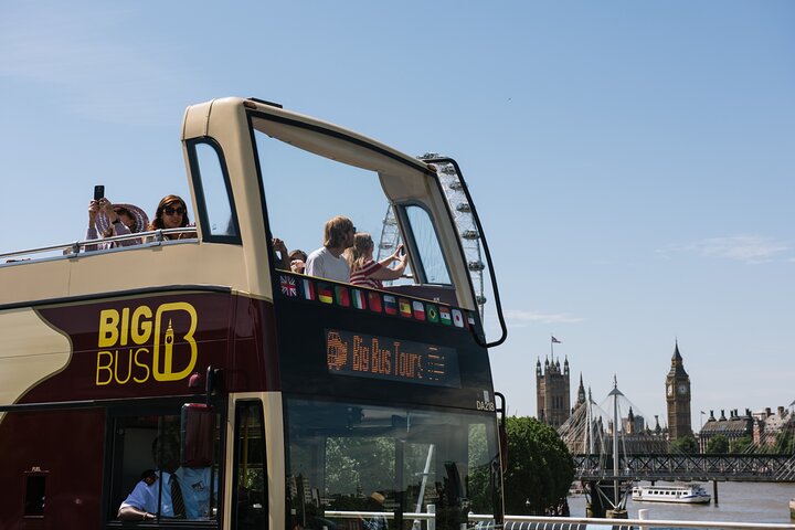 London Big Bus Hop-On Hop-Off Tour mit optionaler Flusskreuzfahrt
