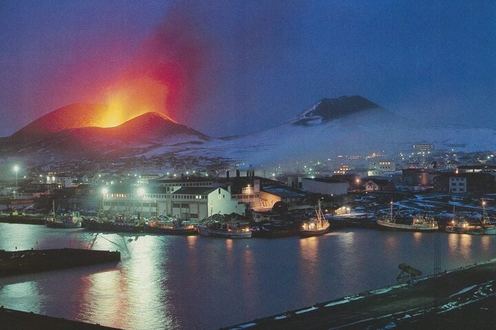Tour del vulcano Eyjascooter nell'isola di Westman