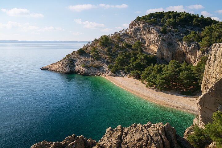 Makarska 3 - Island Speedboat Tour: Golden Horn og "Little Venice"