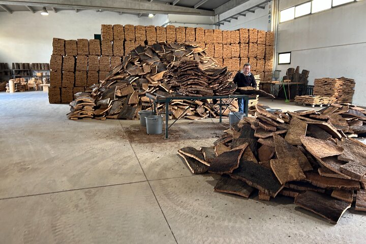 Visite de la fabrique de bouchons et du domaine de l'Alentejo avec déjeuner