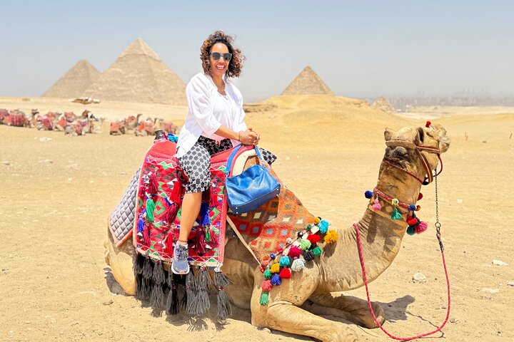 Visite privée VIP des pyramides de Gizeh et Sphinx au départ du port d'Alexandrie