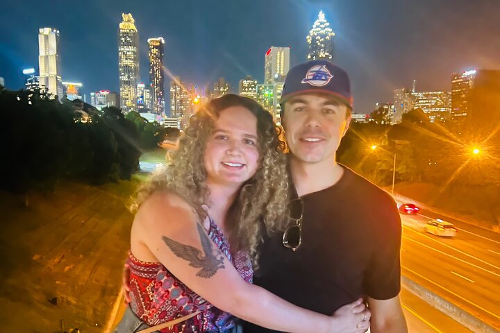 City Lights Atlanta nattbuss tur med bilder og middag stopp