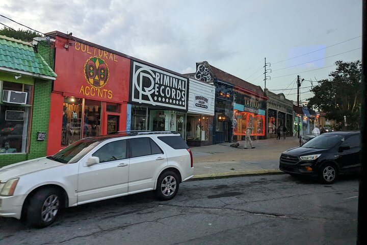 City Lights Atlanta nattbuss tur med bilder og middag stopp
