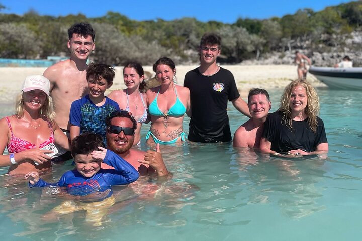 Gran Exuma: Tour en barco privado de saltos de isla con cerdos nadadores