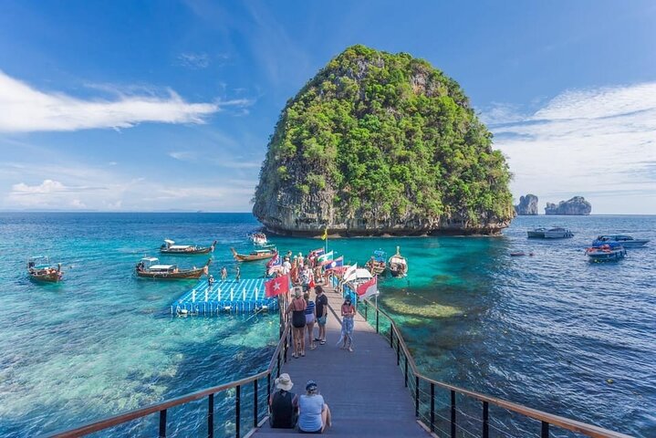 Phi Phi Early Bird & 4 Islands - Tagestour mit dem Schnellboot von Krabi