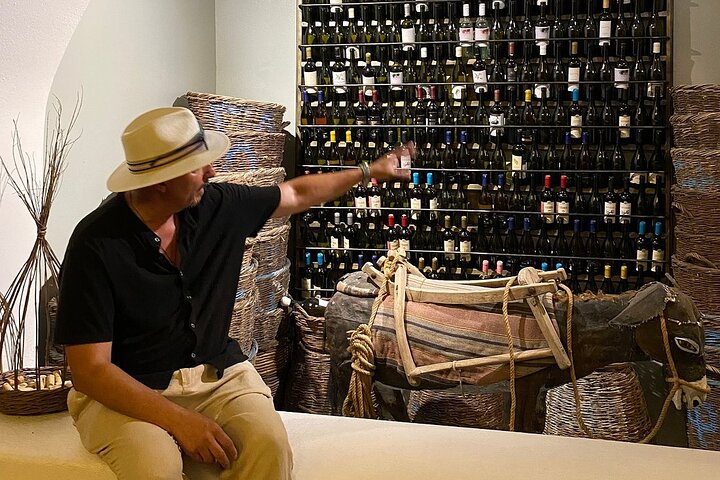 Santorini vinsmagning og premium frokost på det prisvindende vingård