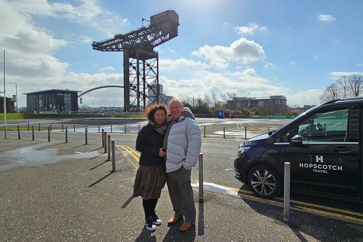 Edinburgh : Privé dagtour door Glasgow in luxe minibusje