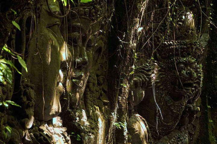 Bali ATV Fahrt Ubud Wasserfall, Reisfeld, Fluss, KingKong-Tempel Höhle