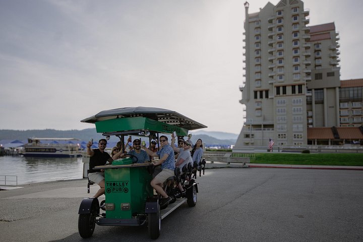 Tour en bicicleta por el trole de Coeur d'Alene