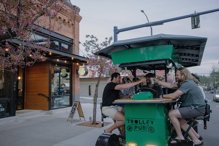 Tour en bicicleta por el trole de Coeur d'Alene