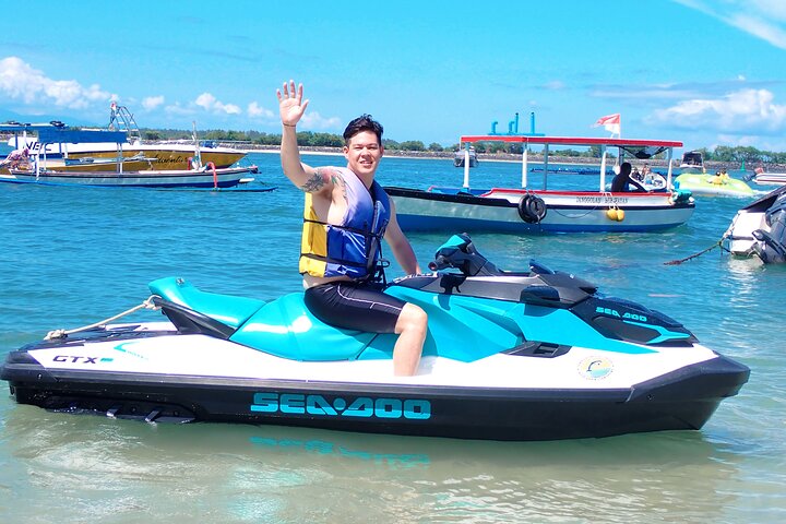 Bali: Zipline + Watersport Trio (Jetski, Parasailing, BananaBoat)