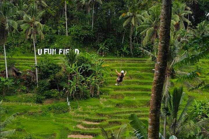 Bali: Zipline + Watersport Trio (Jetski, Parasailing, BananaBoat)