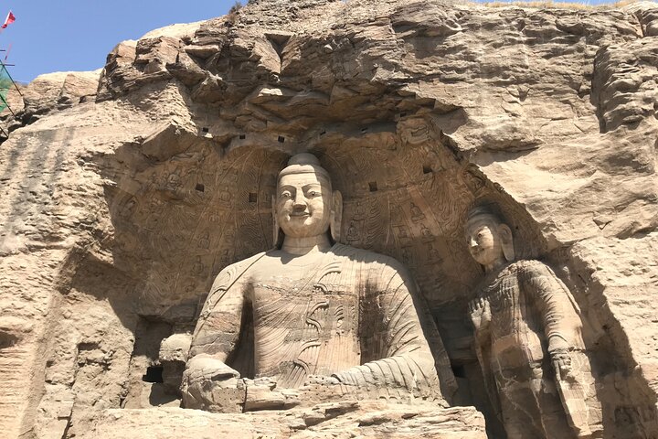 Privat dagstur til Yungang Caves fra Taiyuan med hurtigtog