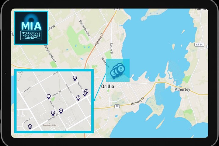 Buiten Escape Game een interactieve audio zoektocht in Orillia ON