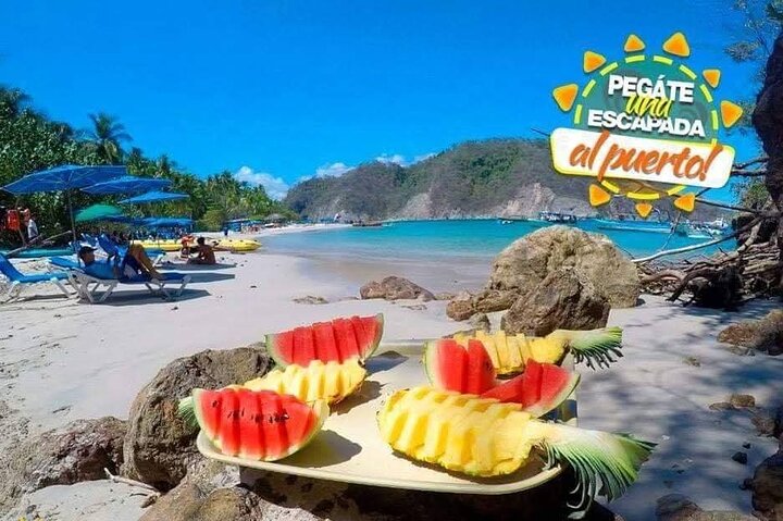 Tortuga Island, från Puntarenas, snorkling och lunch ingår!