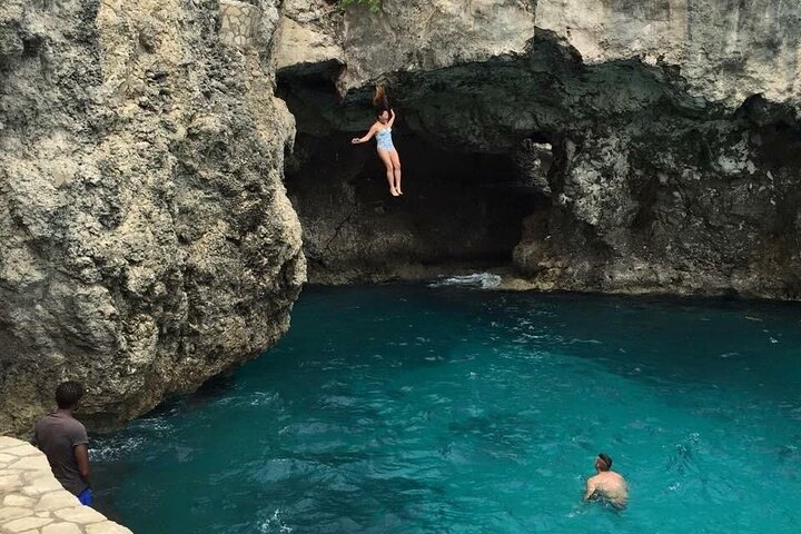 Negril : MAÑANA Catamarán Crucero Cuevas Natación Esnórquel en Arrecifes