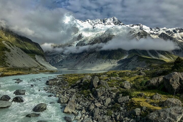 Aoraki Mt. Cook National Park Grupptur från Queenstown