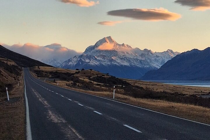 Aoraki Mt. Cook National Park Grupptur från Queenstown