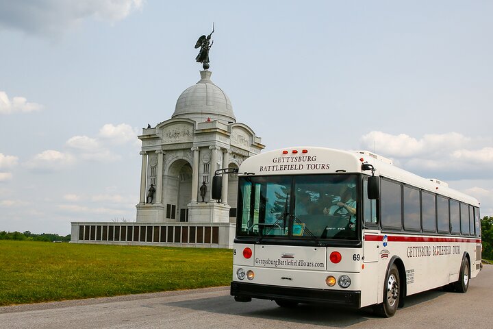 2 - Visita guiada en autobús por el campo de batalla de Gettysburg con guía del parque nacional