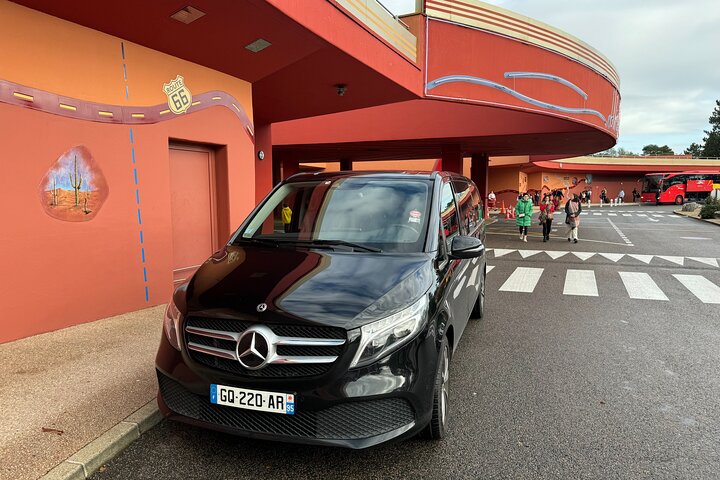 Paris para Disneyland Transporte privado livre de estresse