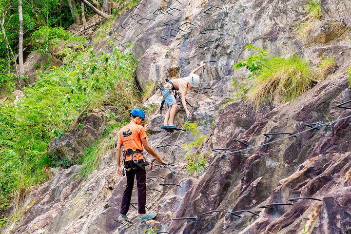 Koh Phangan Zipline äventyr med Wang Sai Vattenfall View