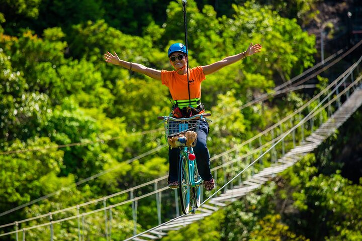 Koh Phangan Zipline äventyr med Wang Sai Vattenfall View