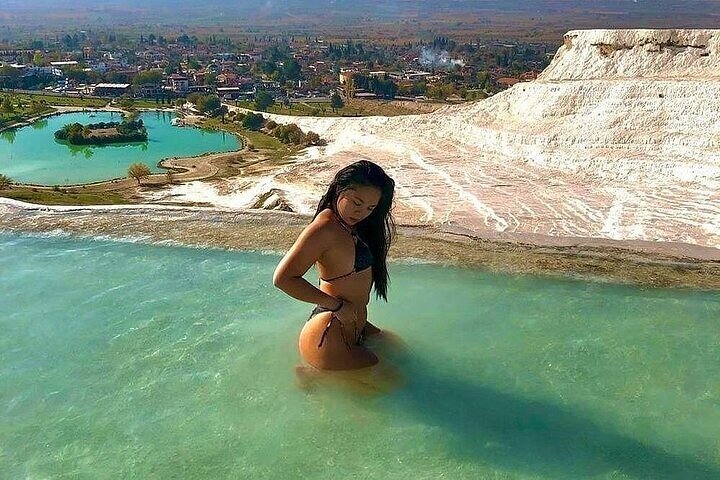 Pamukkale Hierapolis Salda Lake Tour met toegang vanuit Kemer