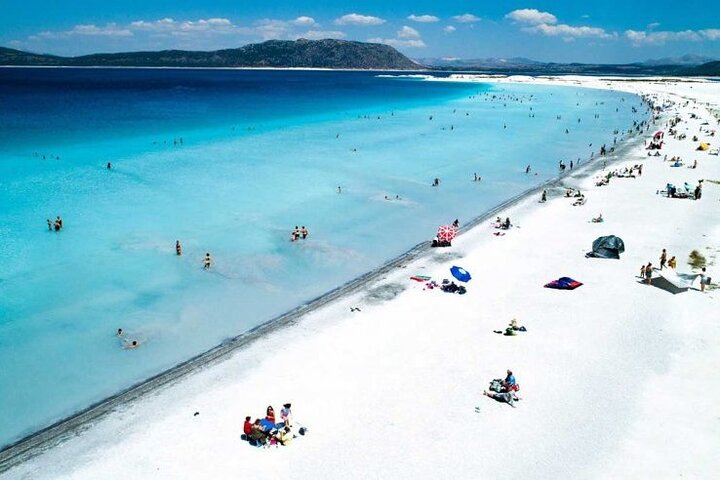 Pamukkale Hierapolis Salda Lake Tour met toegang vanuit Kemer