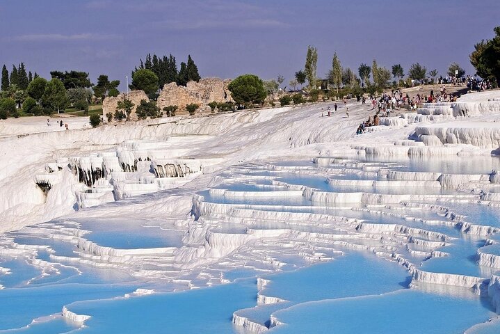 Pamukkale Hierapolis Salda Lake Tour met toegang vanuit Kemer