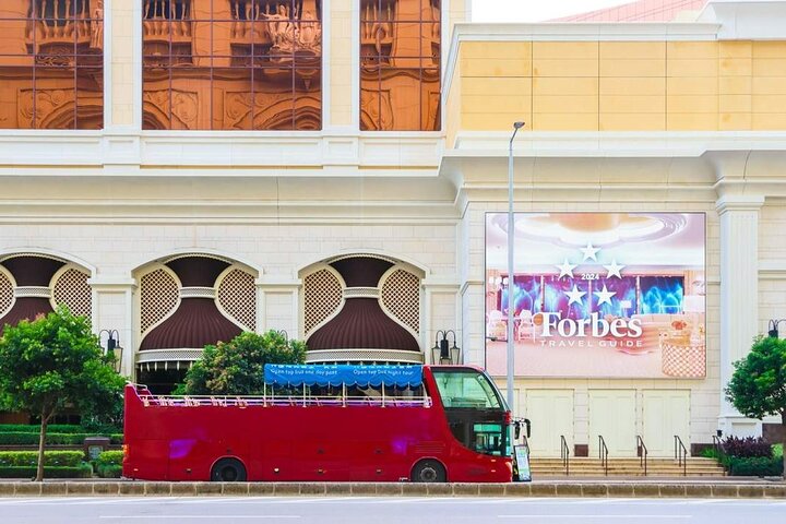 Tour panoramico in autobus aperto Hop-On Hop-Off di Macao
