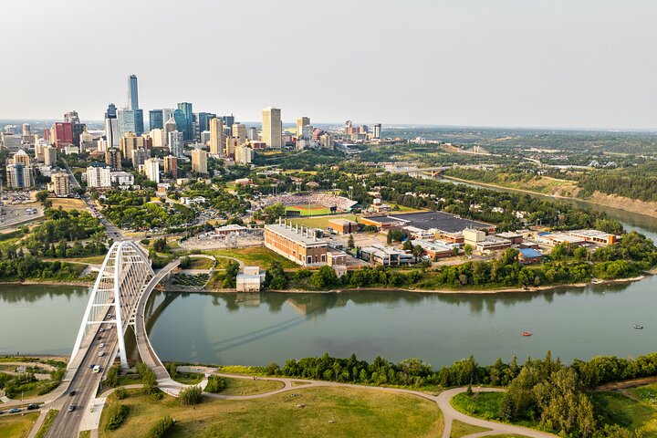 Edmonton City Highlights Tour de bicicleta de 3 horas, upgrade de bicicleta elétrica disponível.