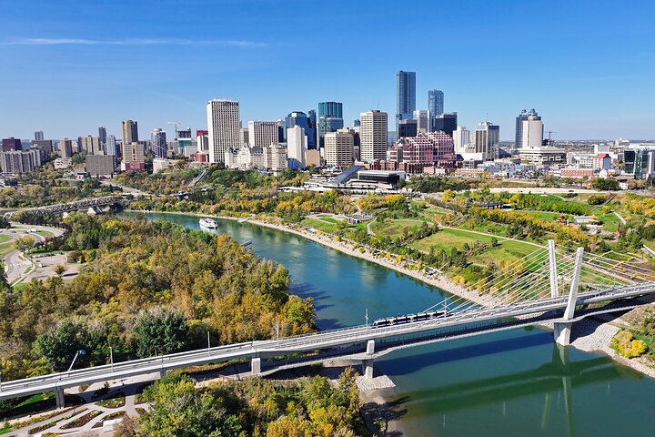 Edmonton City Highlights Tour de bicicleta de 3 horas, upgrade de bicicleta elétrica disponível.