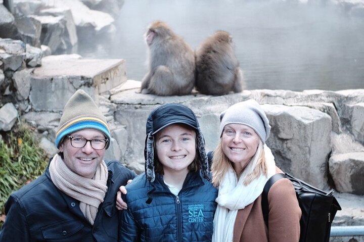 Visite privée du singe des neiges et du sanctuaire de Togakushi